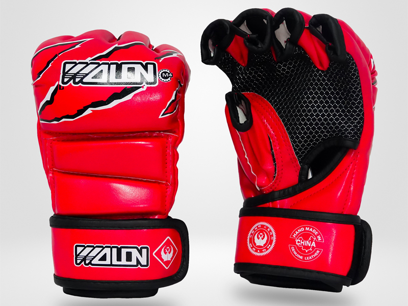 Găng tay MMA Wolon 6 Phần lòng bàn tay được làm bằng vải lưới