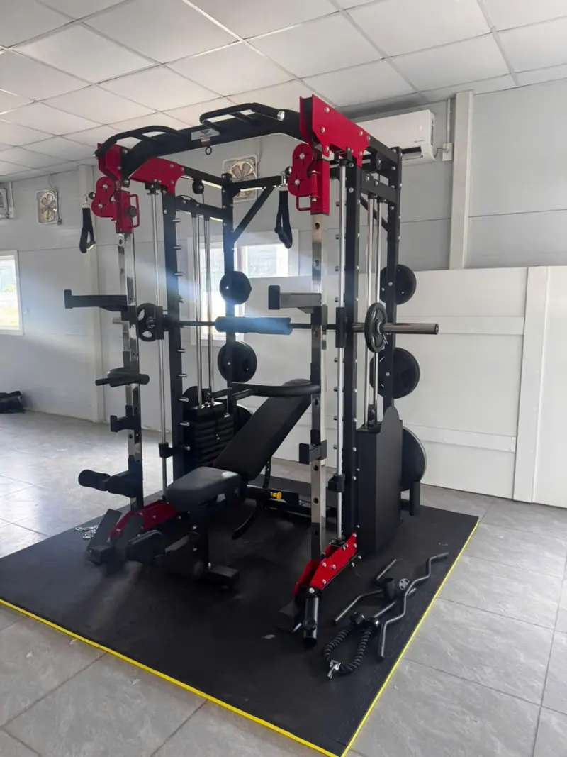Lắp khung gánh tạ đa năng HQ-K11 cho khách