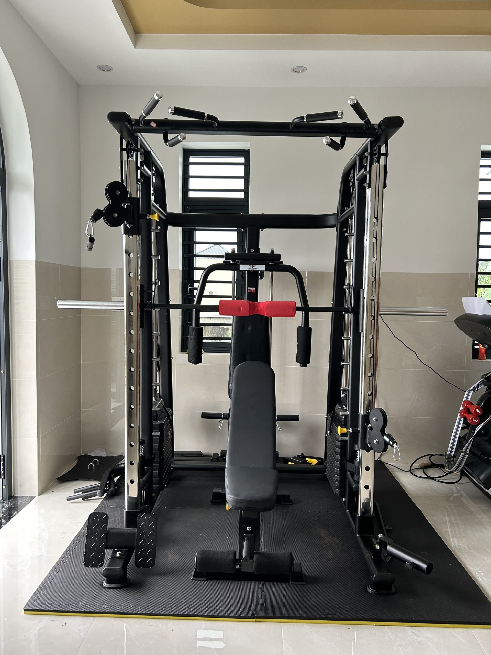 Giàn tạ đa năng HQ-368 - Kèm ghế tạ 19 gian ta 368 lap tai Quang Ngai 3