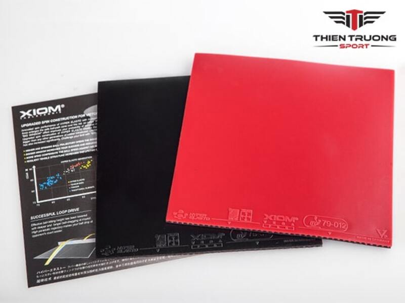 Mặt vợt Xiom Vega Euro 5 Mặt vợt Xiom Vega Euro được làm từ cao su tự nhiên