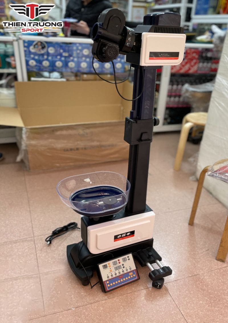 Máy bắn bóng bàn Y&T Xiaoru Niu No 1 5 Hình ảnh máy bắn bóng bàn Y & T Xiaoru Niu No 1 thực tế chụp tại Thiên Trường