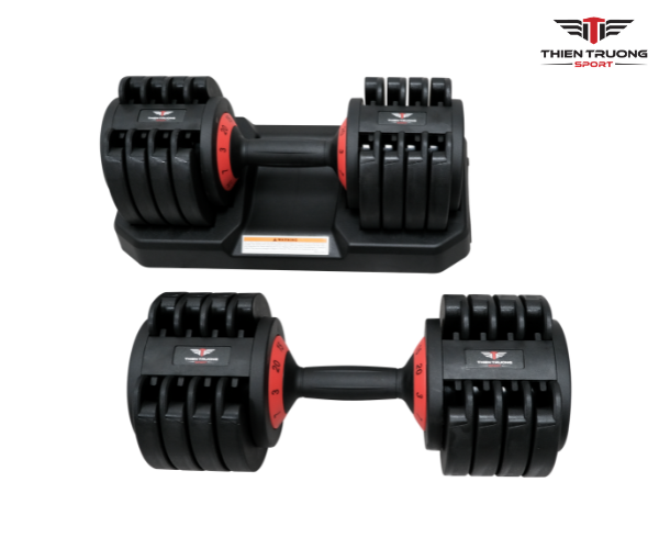 Hình ảnh thực tế của tạ tay điều chỉnh 20kg