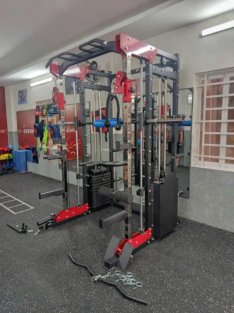 Hình ảnh thực tế của khung gánh tạ đa năng HQ-K11