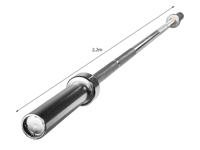 Đòn tạ Olympic 2m2 phi 50 4 Kích thước đòn tạ Olympic 2m2 phi 50
