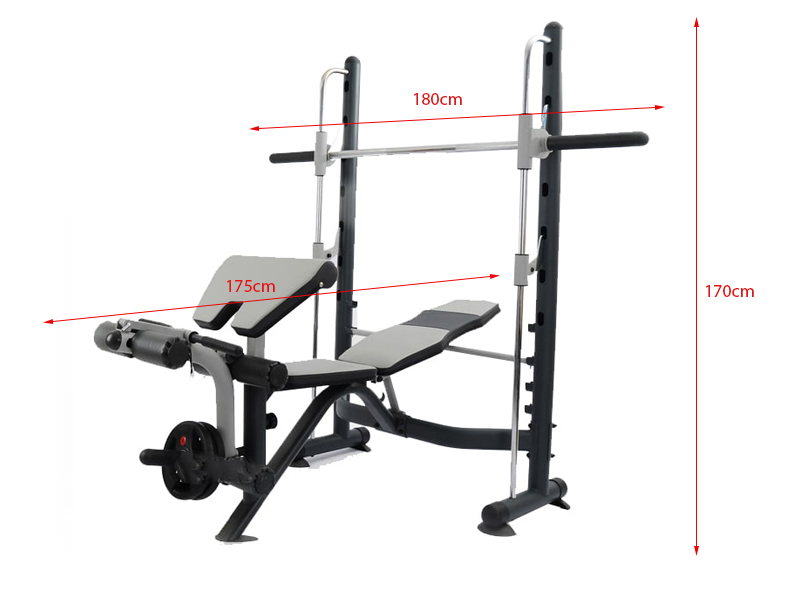 Kích thước ghế tập tạ Power Rack FX32