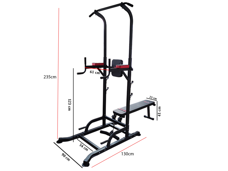 Ghế tập tạ đa năng T058 4 Kích thước ghế tập tạ đa năng T058