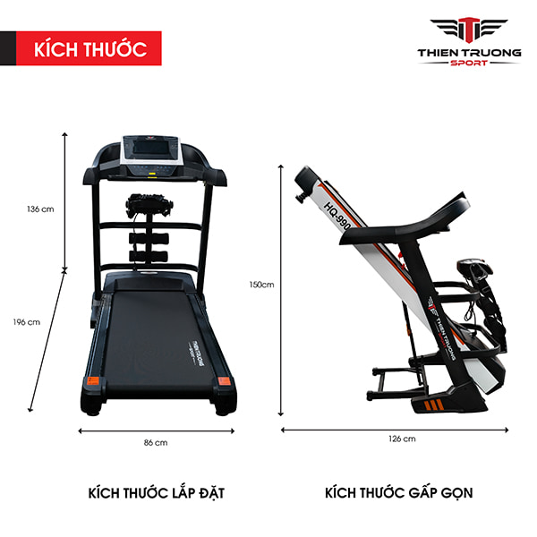 Máy chạy bộ điện đa năng HQ-9900 6 Máy chạy bộ điện đa năng HQ-9900