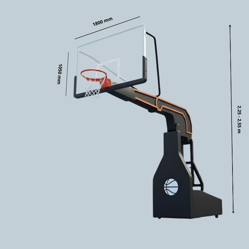 Kích thước của trụ bóng rổ thi đấu S068
