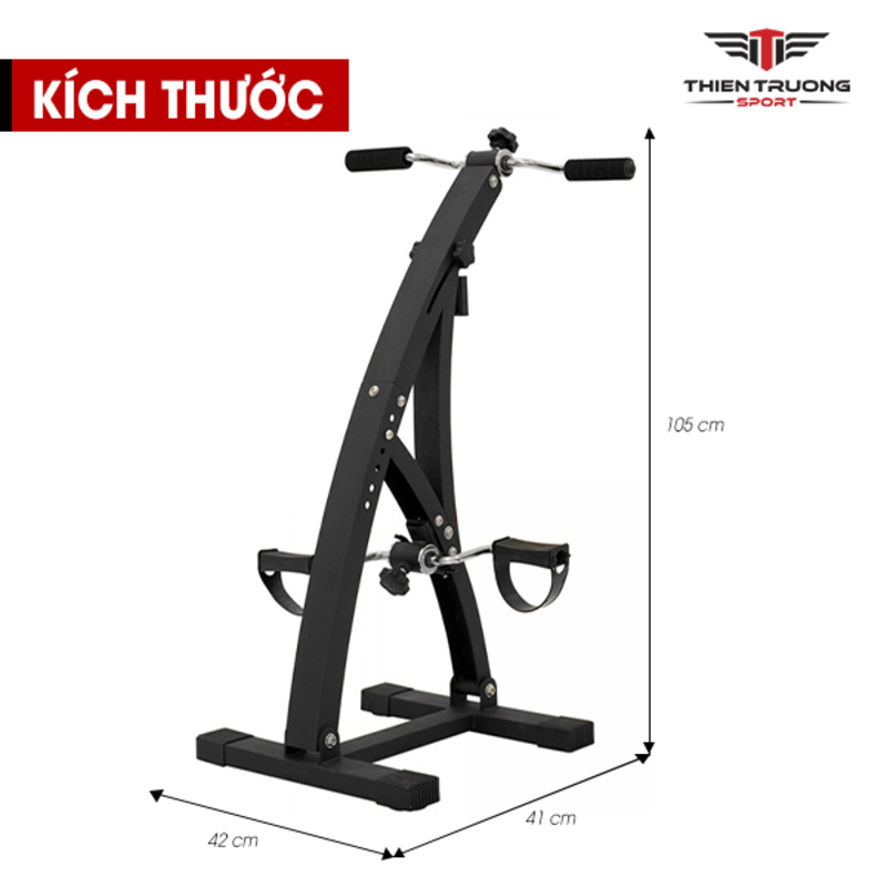 Xe đạp tập thể dục Dual Bike 4 Kích thước xe đạp tập Dual Bike