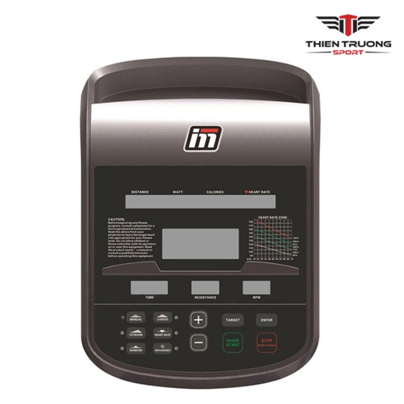 Máy tập toàn thân Impulse RE500 Elliptical 11 Tích hợp màn hình hiển thị thuận tiện cho qúa trình tập luyện