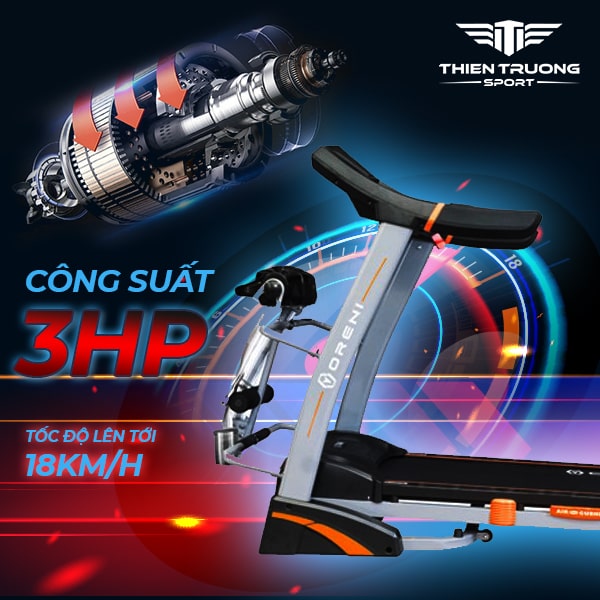 Máy chạy bộ điện Oreni RE-5 14 Máy chạy bộ điện Oreni RE-5