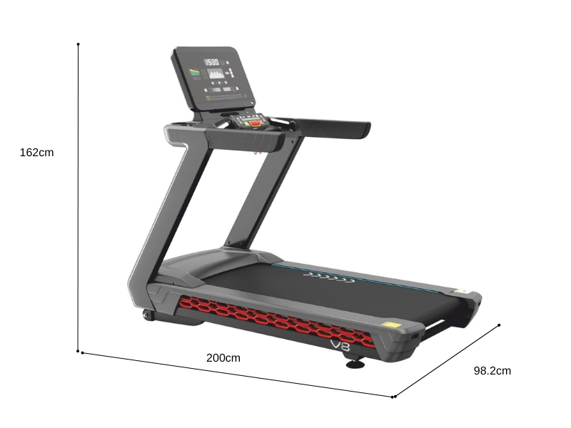 Máy chạy bộ phòng Gym Sakura V8 6 Máy chạy bộ phòng Gym Sakura V8