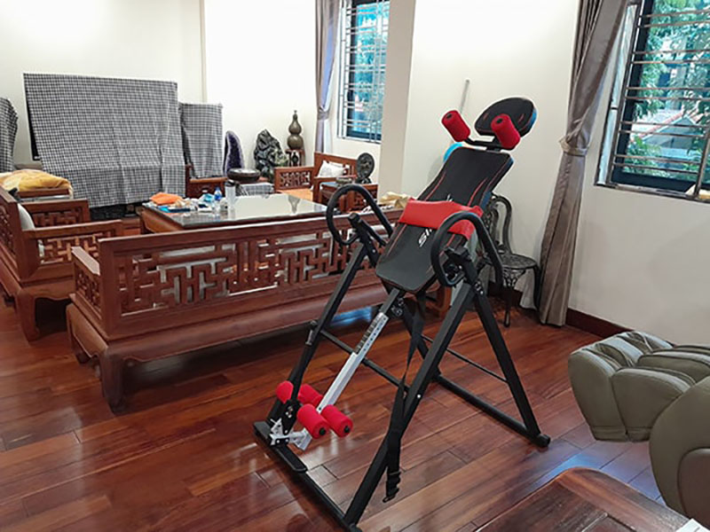 Máy tập tăng chiều cao 2021 6 Phần tay nắm được bọc mút cao su, tránh tình trạng chai tay sau quá trình dài tập luyện