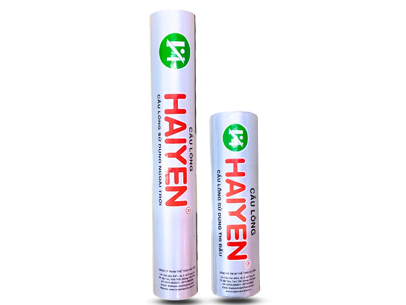 Hộp cầu lông Hải Yến bạc