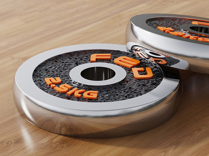 Bộ tạ tay đa năng FED loại 30kg 5 Bánh tạ