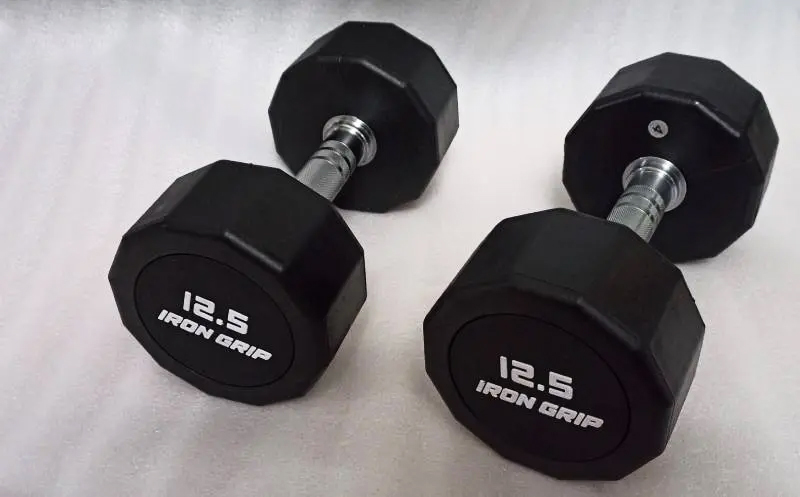Tạ tay bọc cao su Iron Grip (75.000/Kg) 7 Tạ tay bọc cao su Iron Grip