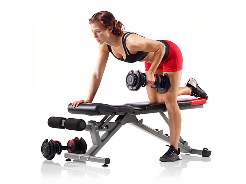 Tạ tay điều chỉnh Bowflex 1090 (40,8kg / 1 quả) 12 Tập cơ lưng