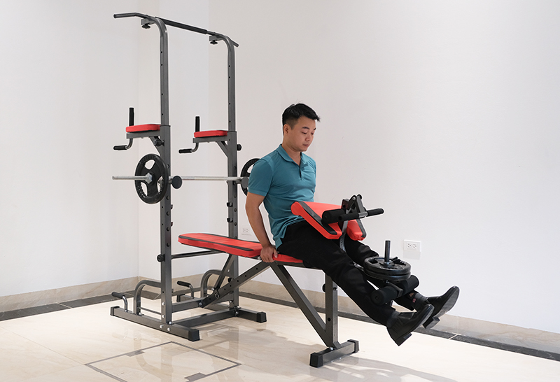 Giàn tập tạ đa năng 2016 14 Bài tập đá chân