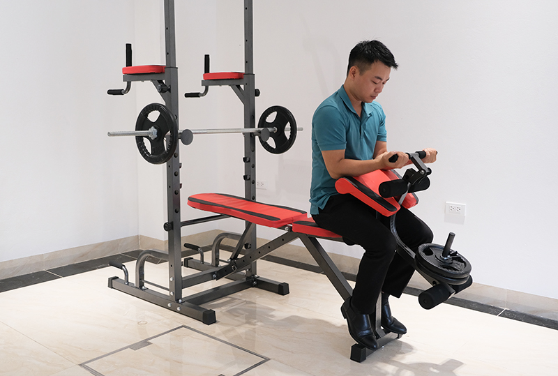 Giàn tập tạ đa năng 2016 15 tap tay truoc