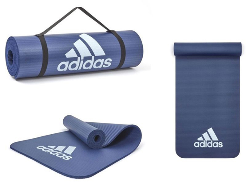 Thảm Yoga Adidas 10mm ADMT-11015BL 6 Thảm Yoga ADMT-11015BL được trang bị thêm dây cuộn tiện lợi mang theo tập luyện