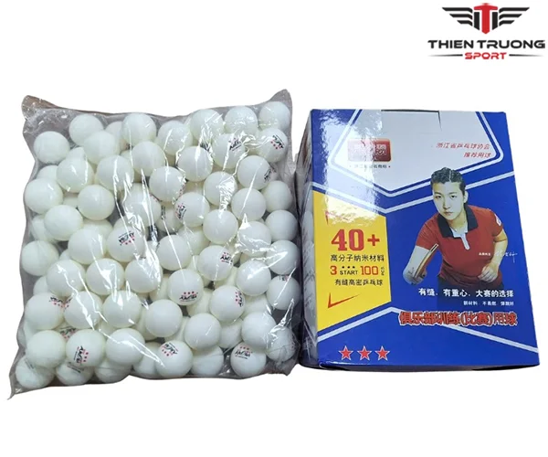 Quả bóng bàn ARORA 3 sao 100 quả 40+trắng