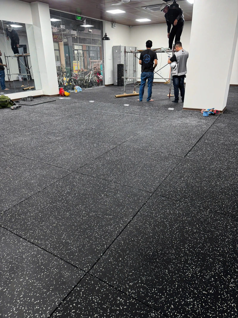 Gạch cao su mặt thảm EPDM