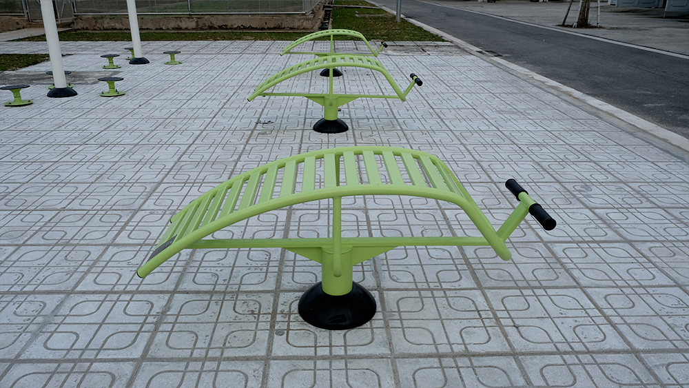 Thiết bị tập lưng bụng ngoài trời TT013 4 Thiết bị tập lưng bụng ngoài trời TT013