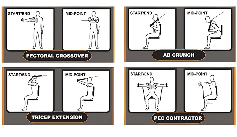 Bài tập với giàn tạ đa năng Impulse ES3000