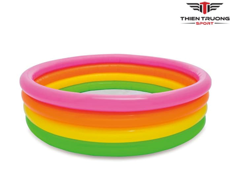 Bể bơi phao cầu vồng 4 tầng 1m68 Intex 56441 2 Bể bơi phao cầu vồng 4 tầng 1m68 Intex 56441