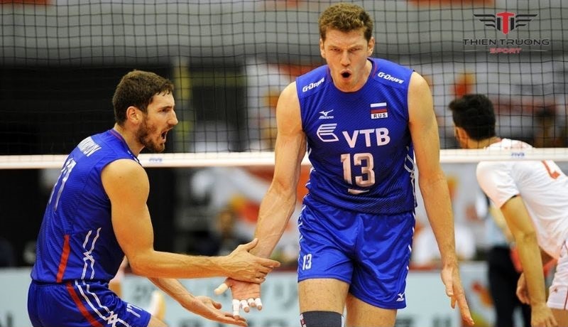 Top 10 cầu thủ bóng chuyền cao nhất thế giới 2 2. Dmitriy Muserskiy – 2m18
