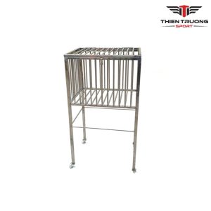 Xe đựng bóng tennis inox 100% 4 Xe đựng bóng tennis inox 100%
