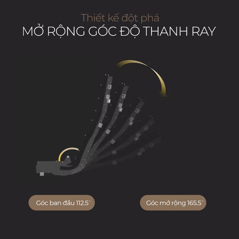 Ghế massage Oreni OR-700 7 Khung SL Track có chiều dài tới 138 cm ôm trọn cơ thể