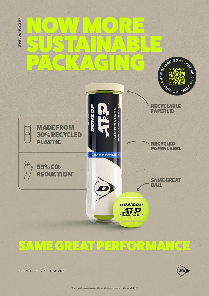 Bóng Tennis Dunlop ATP 3 (4 quả/hộp)