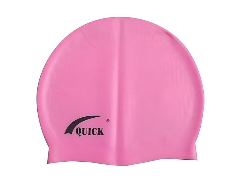Mũ bơi Quick màu hồng 2 Mũ bơi Quick màu hồng