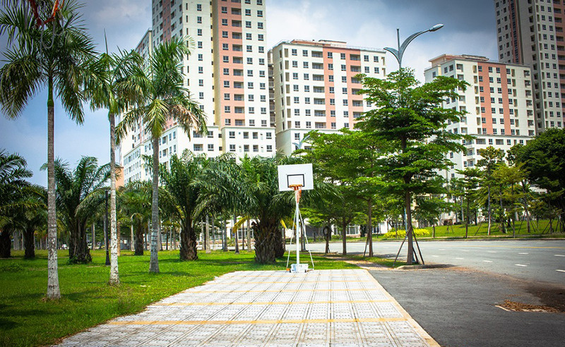 Tổng hợp 15+ địa chỉ thuê sân bóng rổ TPHCM chất lượng nhất 4 Sân bóng rổ New City Quận 2