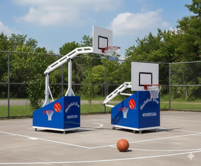 Thông số kỹ thuật của trụ bóng rổ di động 801870 Vifa Sport