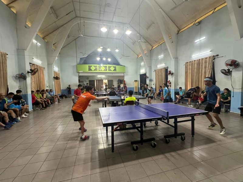 10 địa chỉ thuê sân bóng bàn TPHCM xịn sò chuẩn thi đấu 7 Sân bóng bàn Ngân Hàng