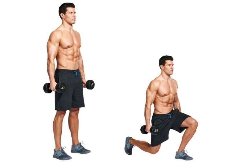 Hướng dẫn 10 bài tập thể dục toàn thân giảm mỡ hiệu quả 7 Bài tập Lunges