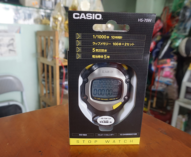 Đồng hồ bấm giờ Casio HS-70W 2 Đồng hồ bấm giờ Casio HS-70W nguyên hộp