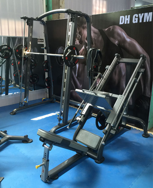 Thi công phòng tập DH Gym tại Cầu Diễn