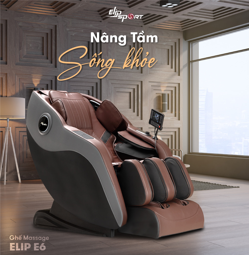 Top 10 thương hiệu ghế massage được ưa chuộng nhất 2025 12 Ghế massage Elip