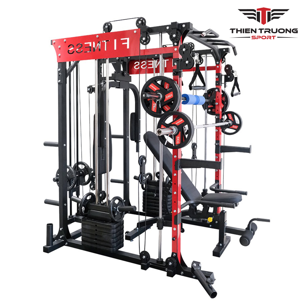 Giàn tạ đa năng HQ K12 kèm ghế tập gym 3 Giàn tạ đa năng HQ K12 kèm ghế tập gym