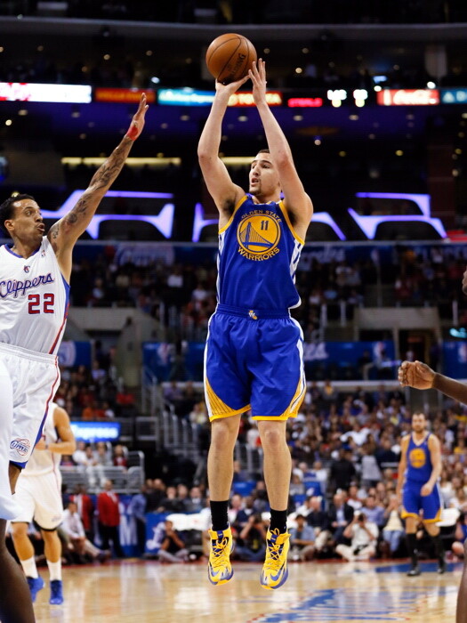Tổng hợp các kỹ thuật tấn công trong bóng rổ hiệu quả nhất 2 Klay Thompson jump shot