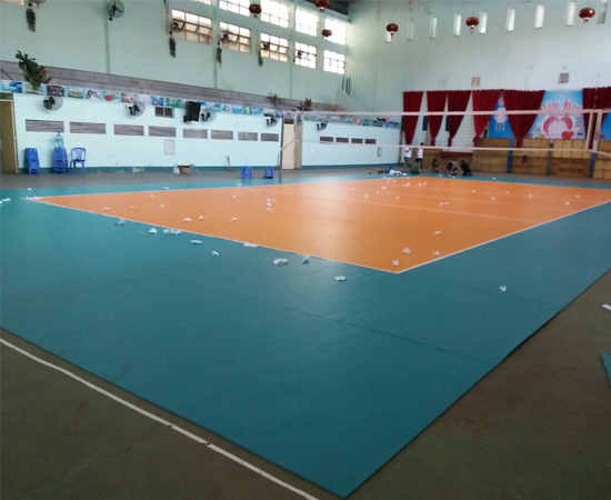 Thi công sân bóng chuyền