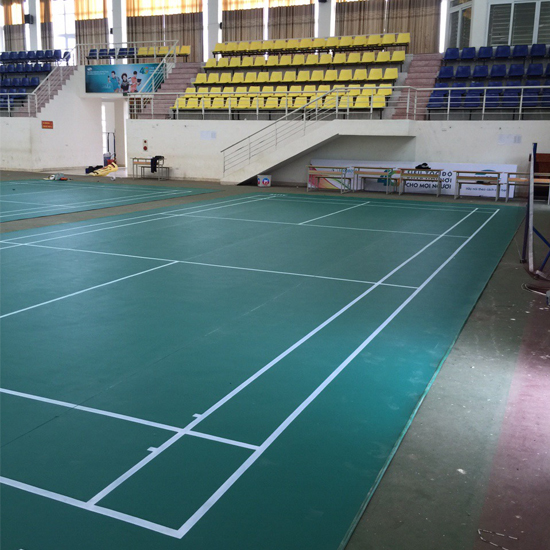 Sân cầu lông tại Trường Cao đẳng Cộng đồng Lai Châu