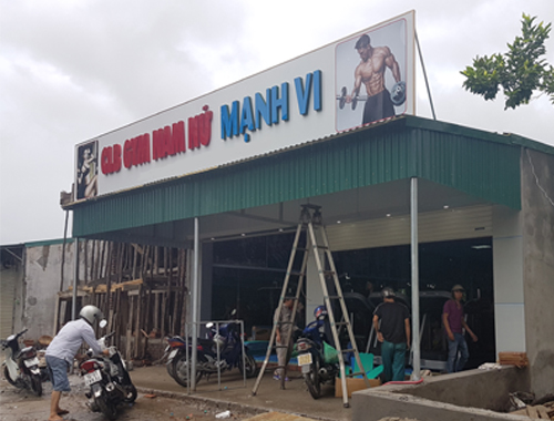 Lắp phòng tập Gym Mạnh Vi - Quảng Ninh