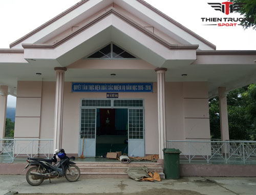 Thi công sân cầu lông tại Trường PTDT Nội trú huyện MDrăk ! 2 Phòng đa năng Trường PTDT nội trú huyện MDrăk