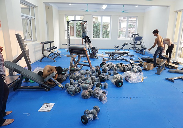 Phòng tập Gym Đoàn nghi lễ Quân đội