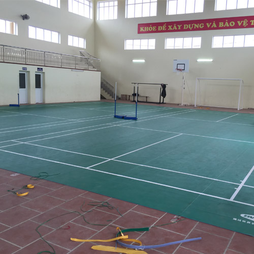 Sân cầu lông Hoài Đức hoàn chỉnh