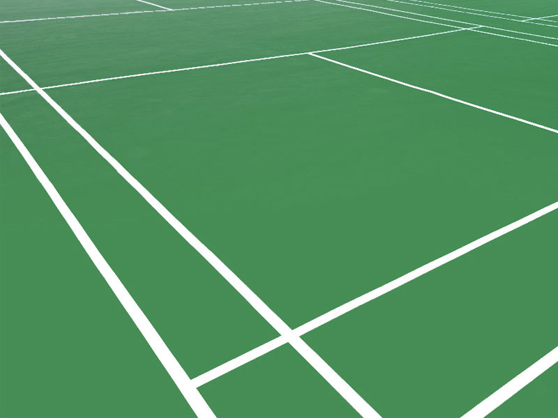 Thi công sân cầu lông bán đảo Linh Đàm